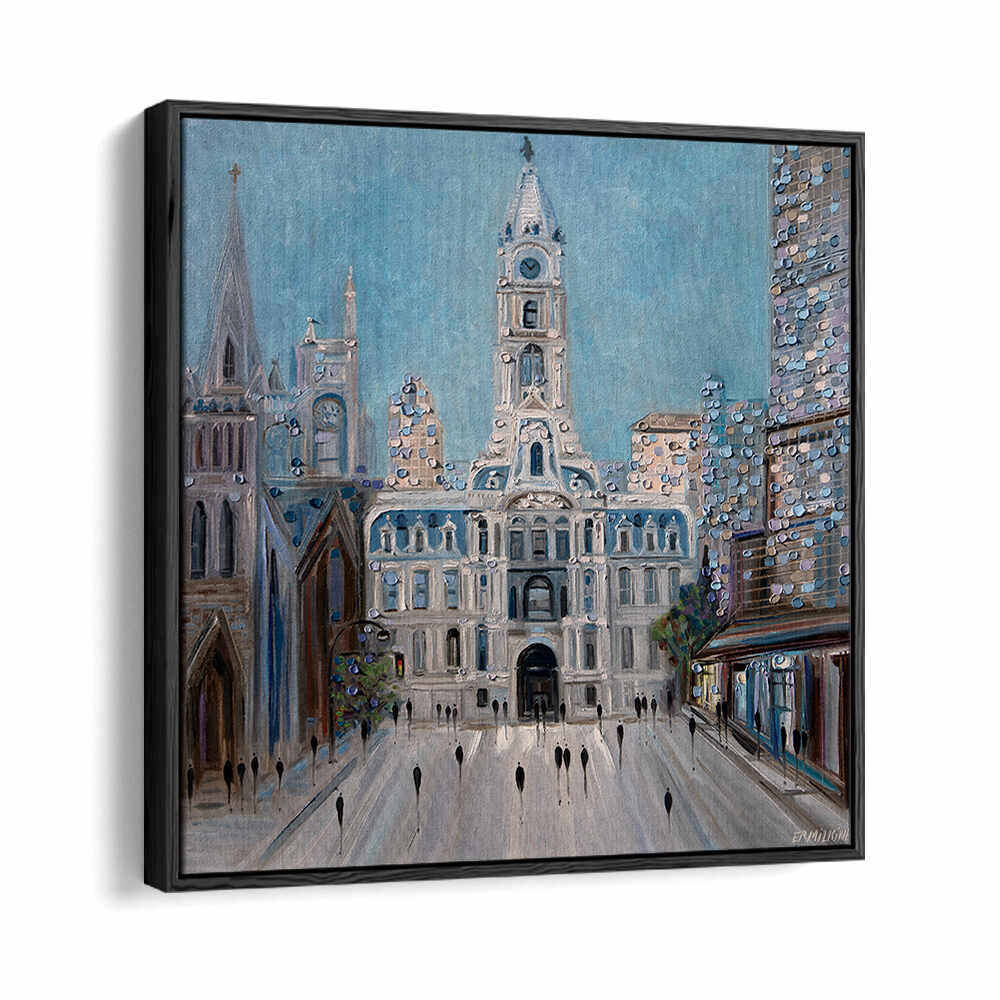 CITY HALL PHILLY , MODERN IMPRESSIONISM PAINTINGS