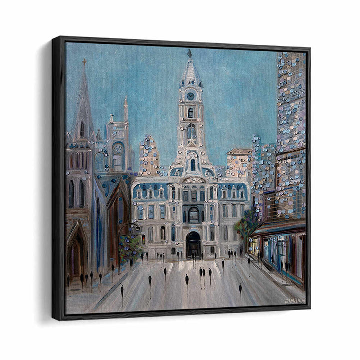 CITY HALL PHILLY , MODERN IMPRESSIONISM PAINTINGS