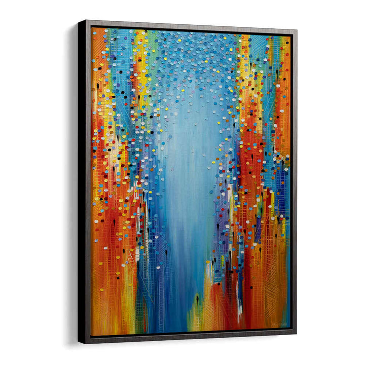 CITY IN MOTION , MODERN IMPRESSIONISM PAINTINGS