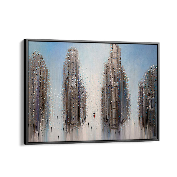 CITY MOOD , MODERN IMPRESSIONISM PAINTINGS