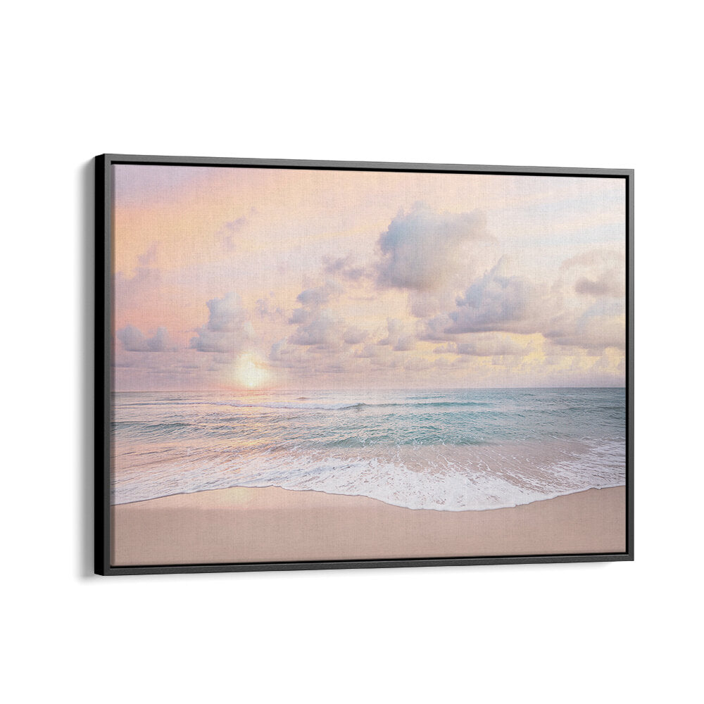 CLOUDY SUNSET , BEACH PAINTINGS