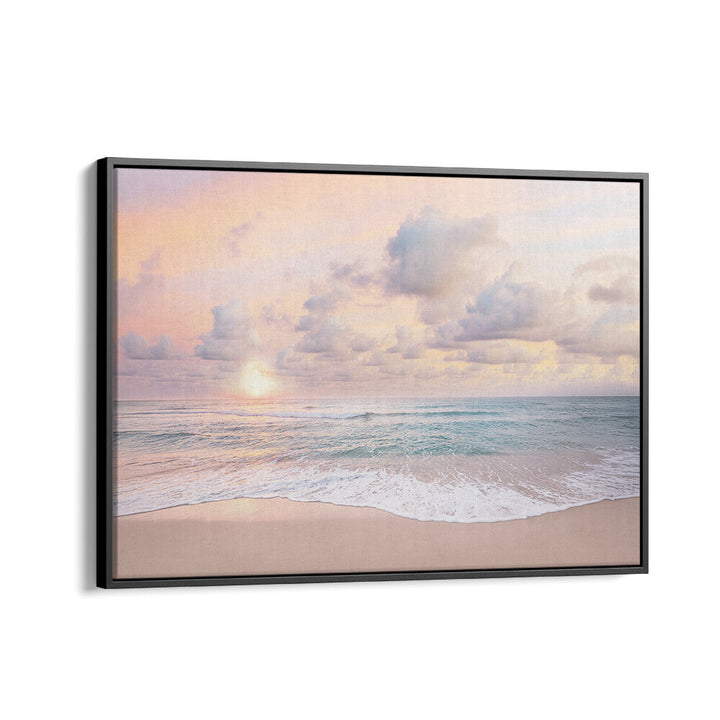 CLOUDY SUNSET , BEACH PAINTINGS
