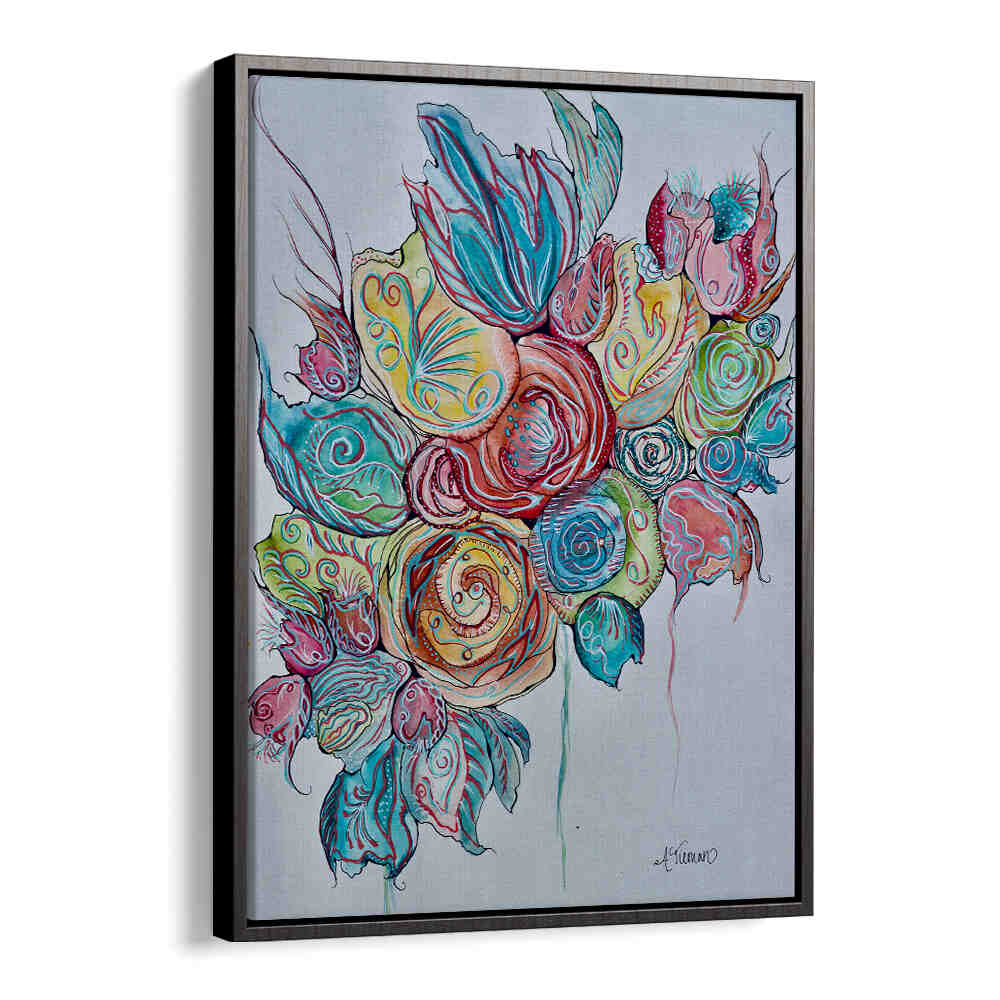 Vibrant COASTAL BLOOMS, FLORAL FLOWER PAINTINGS add a touch of nature's beauty to your living space décor.