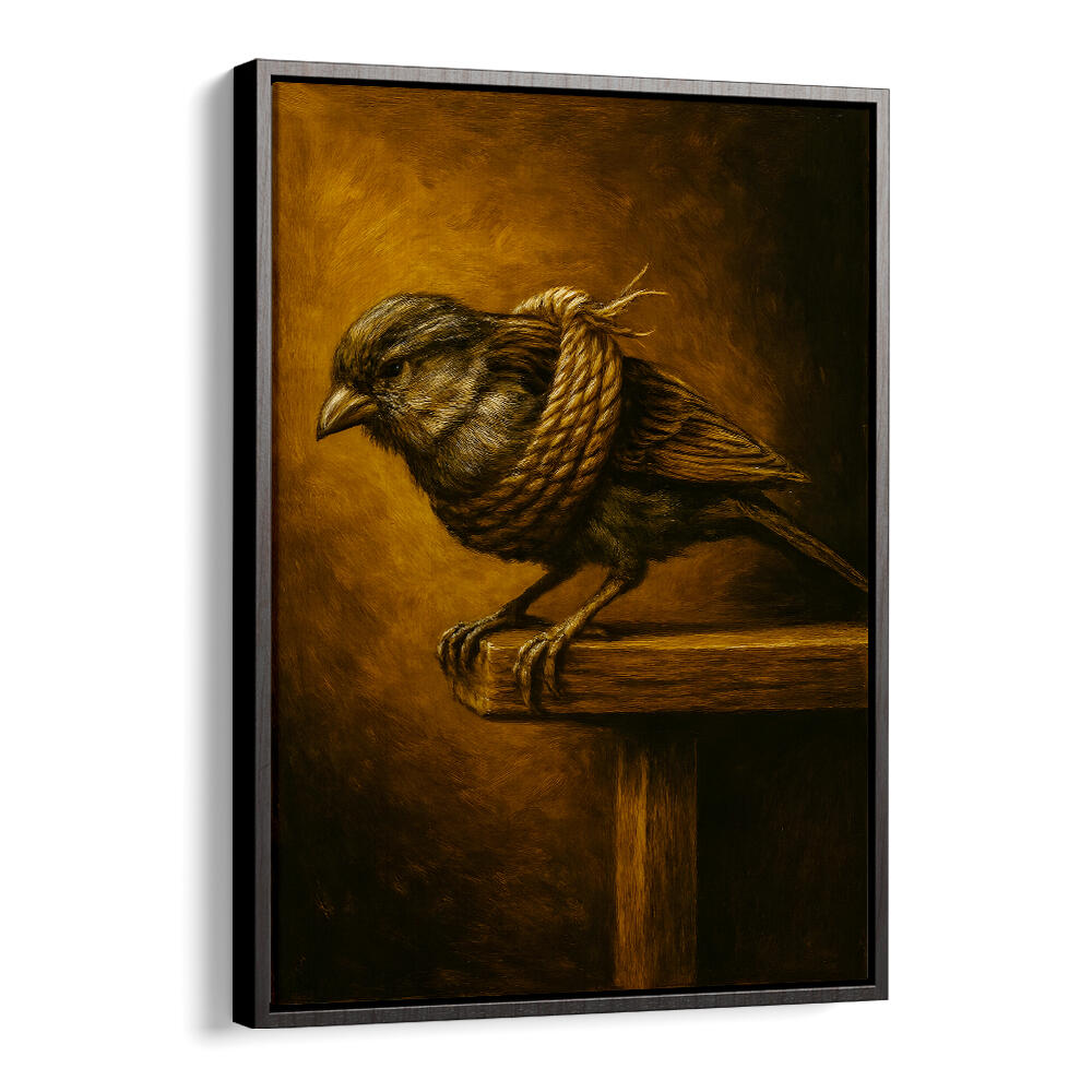 COILED PATIENCE , EXPRESSIONISM PAINTINGS