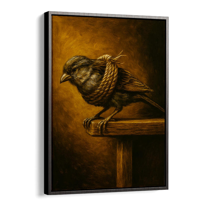 COILED PATIENCE , EXPRESSIONISM PAINTINGS