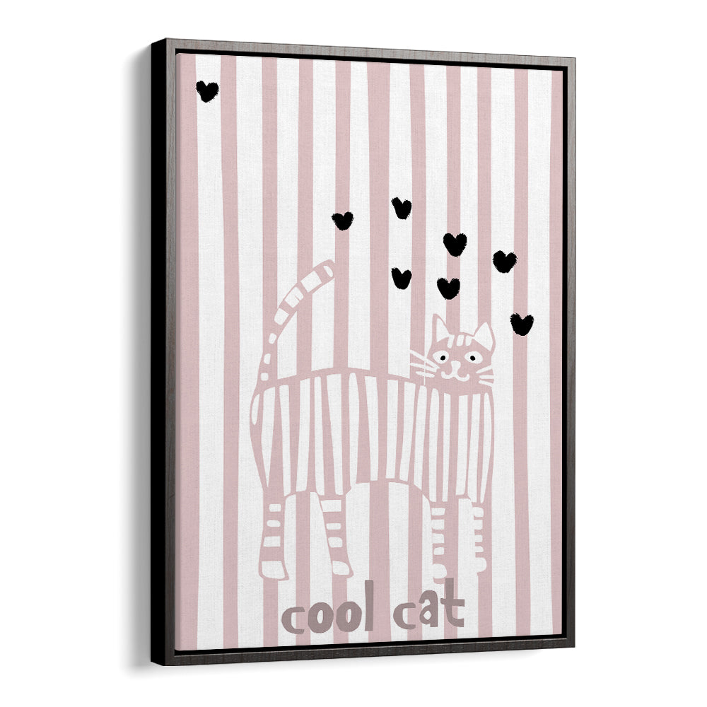 COOL CAT WITH HEARTS