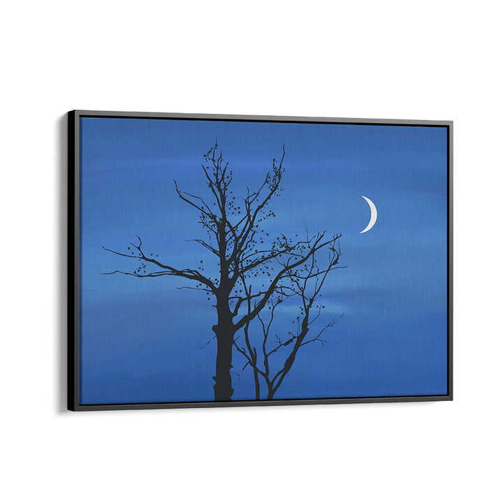 CRESCENT BLUE SKY , LANDSCAPE PAINTINGS