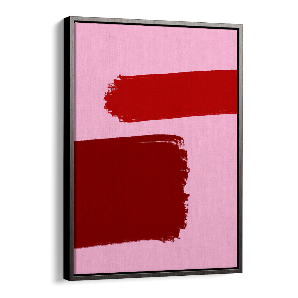 CRIMSON STROKES , ABSTRACT PAINTINGS