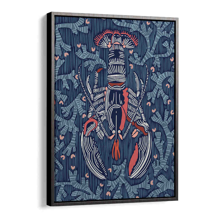 Vibrant CRUSTACEAN CORE NAVY Beach Paintings add a coastal touch, perfect for transforming your home decor.