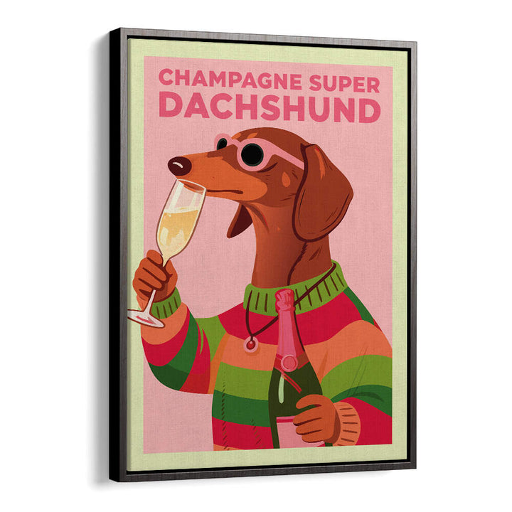 DACHSHUND CHAMPAGNE PARTY
