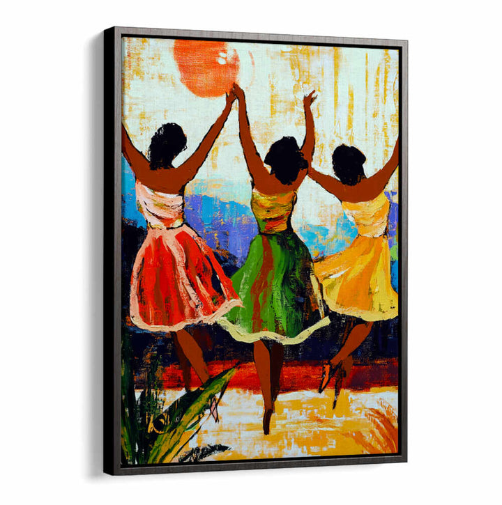 DANCING WOMEN , PORTRAITS & FIGURATIVE ILLUSTRATIONS