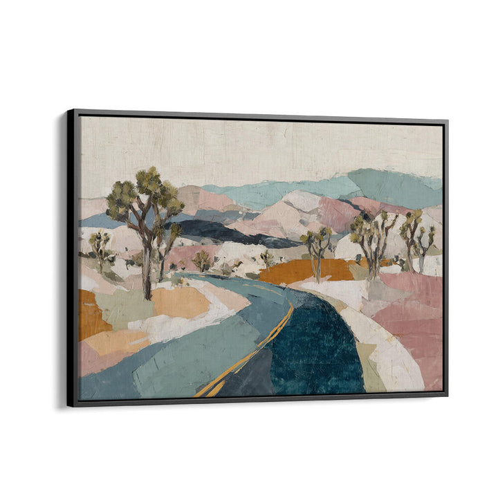 DESERT HIGHWAY THROUGH JOSHUA TREES