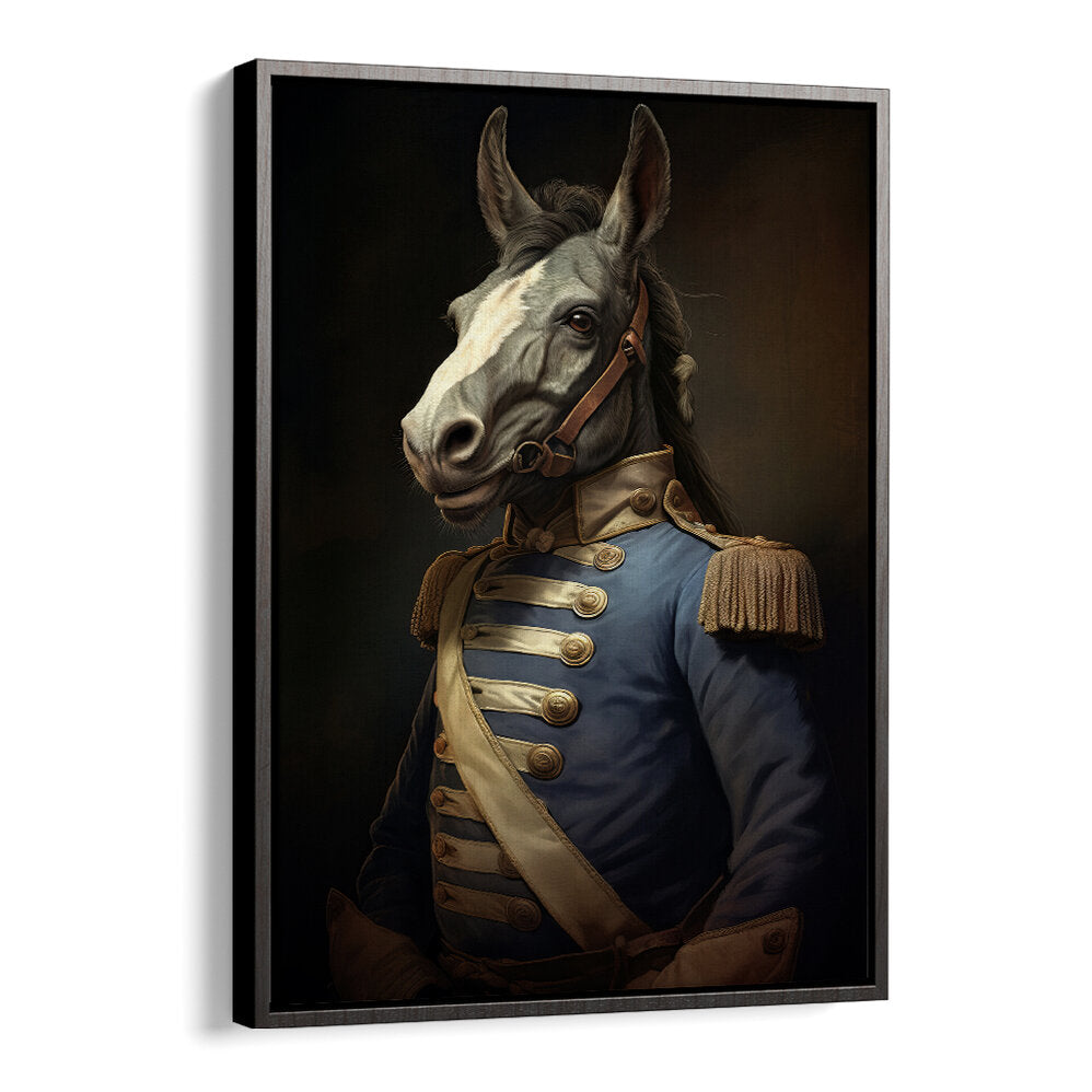 DONKEY IN COSTUME I , ANIMAL PAINTINGS