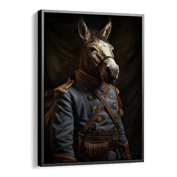 DONKEY IN COSTUME II , ANIMAL PAINTINGS