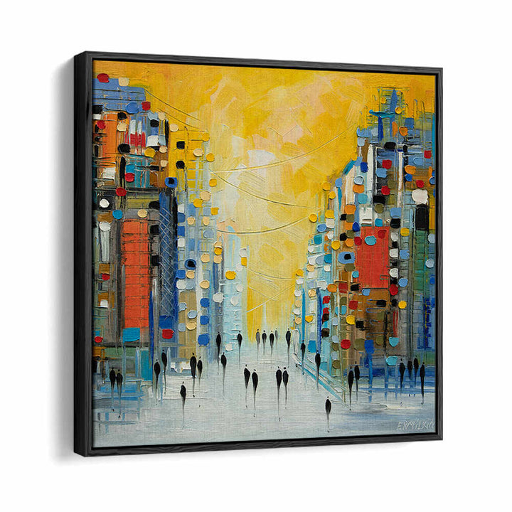 EARLY SUNSET , MODERN IMPRESSIONISM PAINTINGS