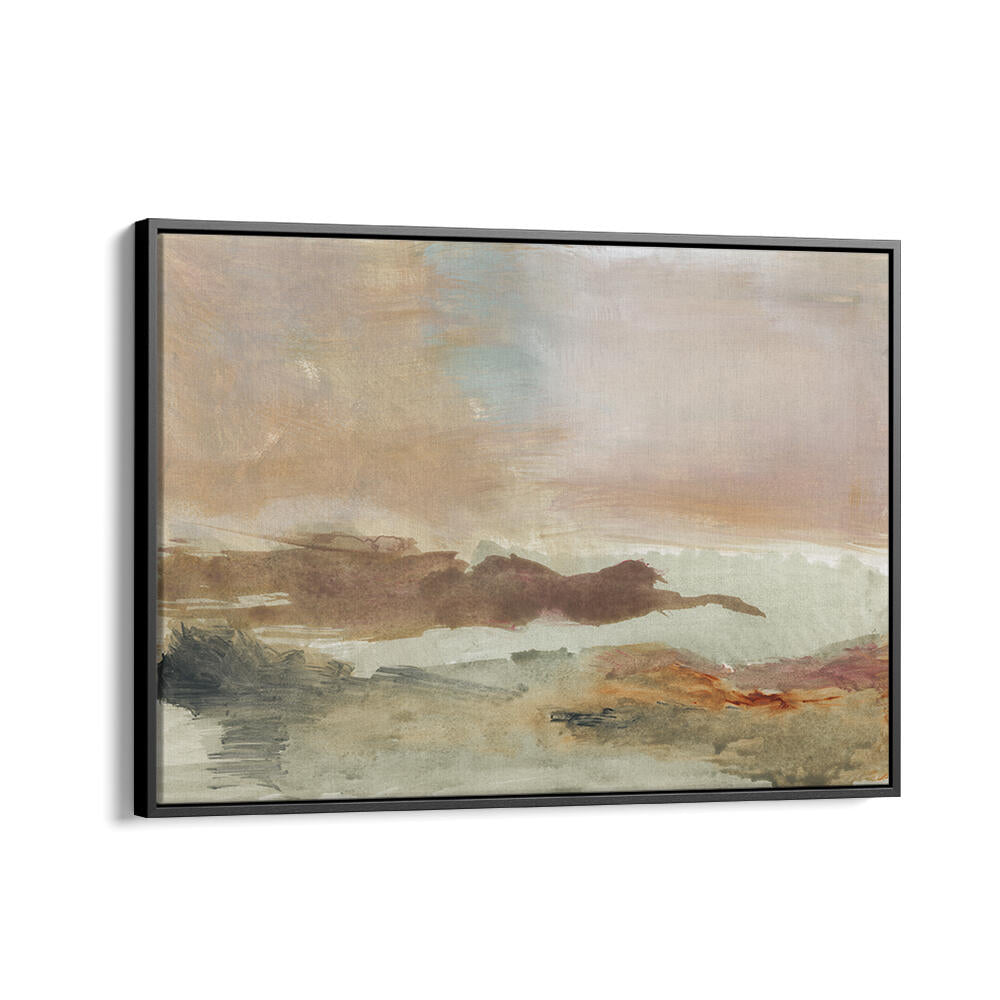 Abstract landscape painting showcasing soothing earth tones, perfect for enhancing spaces with EARTHTONES I, LANDSCAPE PAINTINGS.
