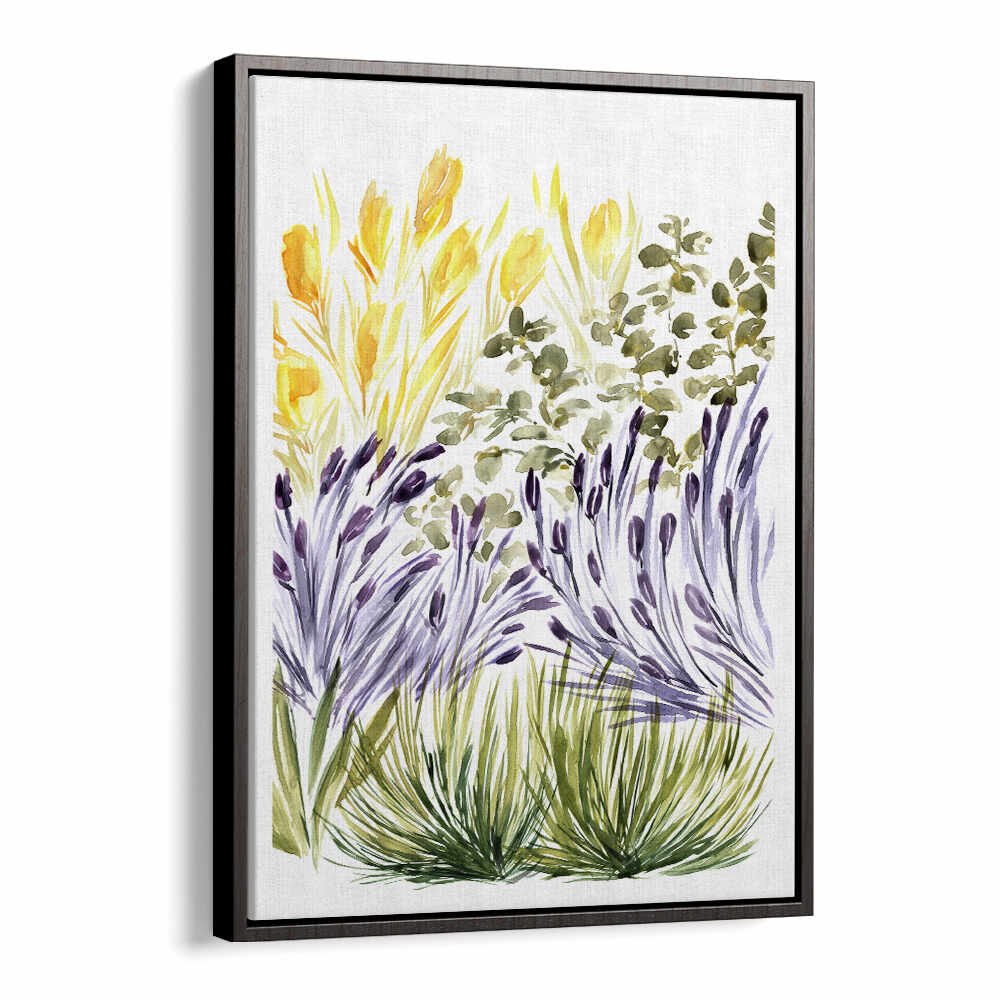 ELISA'S GARDEN RIGHT , FLORAL FLOWER PAINTINGS