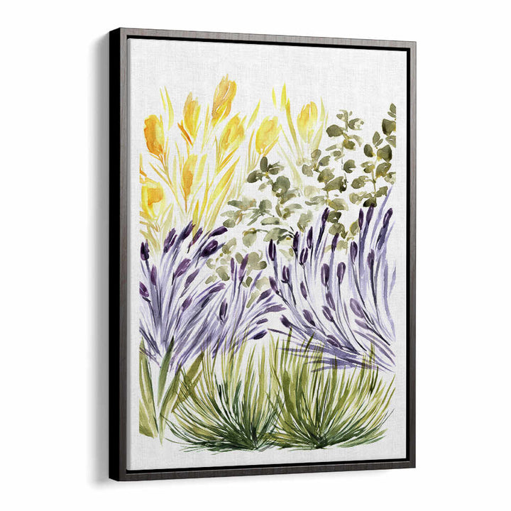 ELISA'S GARDEN RIGHT , FLORAL FLOWER PAINTINGS