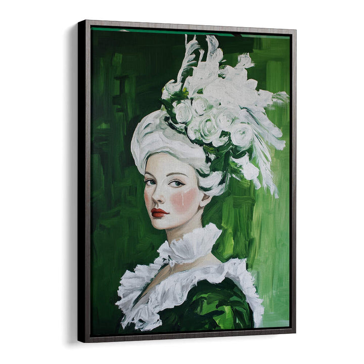 EMERALD ELEGANCE , PORTRAITS & FIGURATIVE ILLUSTRATIONS