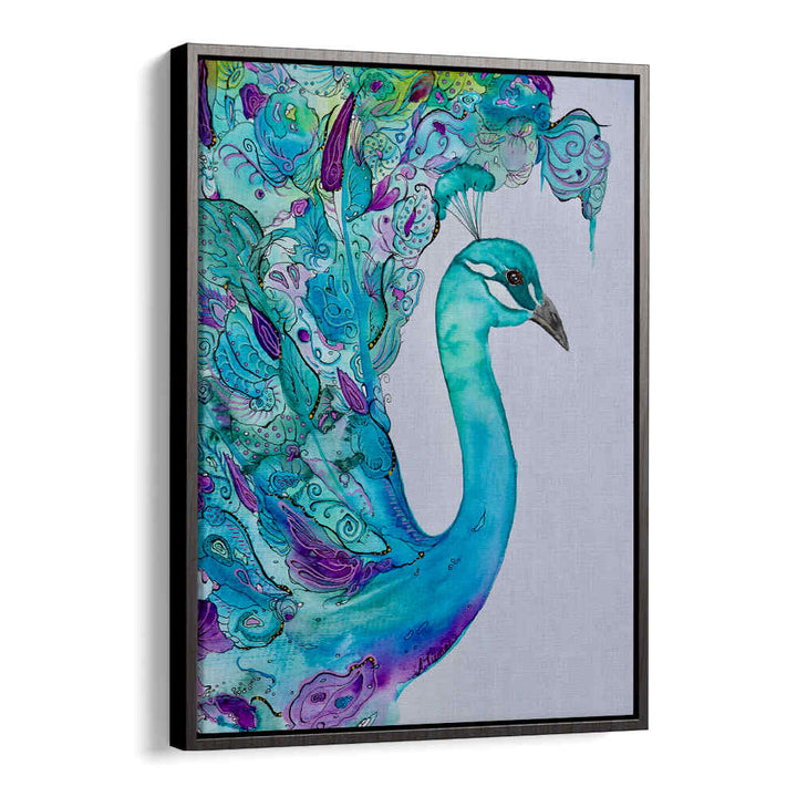 Vibrant EMERALD PEACOCK, ANIMAL PAINTINGS add elegance and color to any living space, enhancing your art collection.