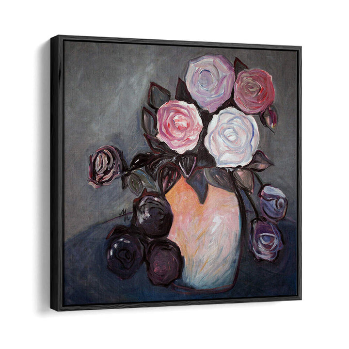 SUNSET LOVE , FLORAL FLOWER PAINTINGS