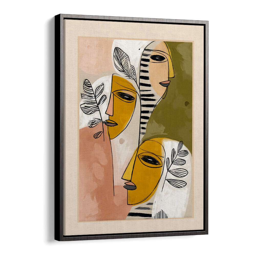 FACES OF THE GARDEN , ABSTRACT PAINTINGS