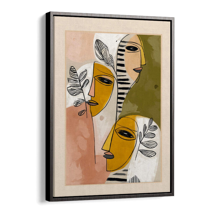 FACES OF THE GARDEN , ABSTRACT PAINTINGS