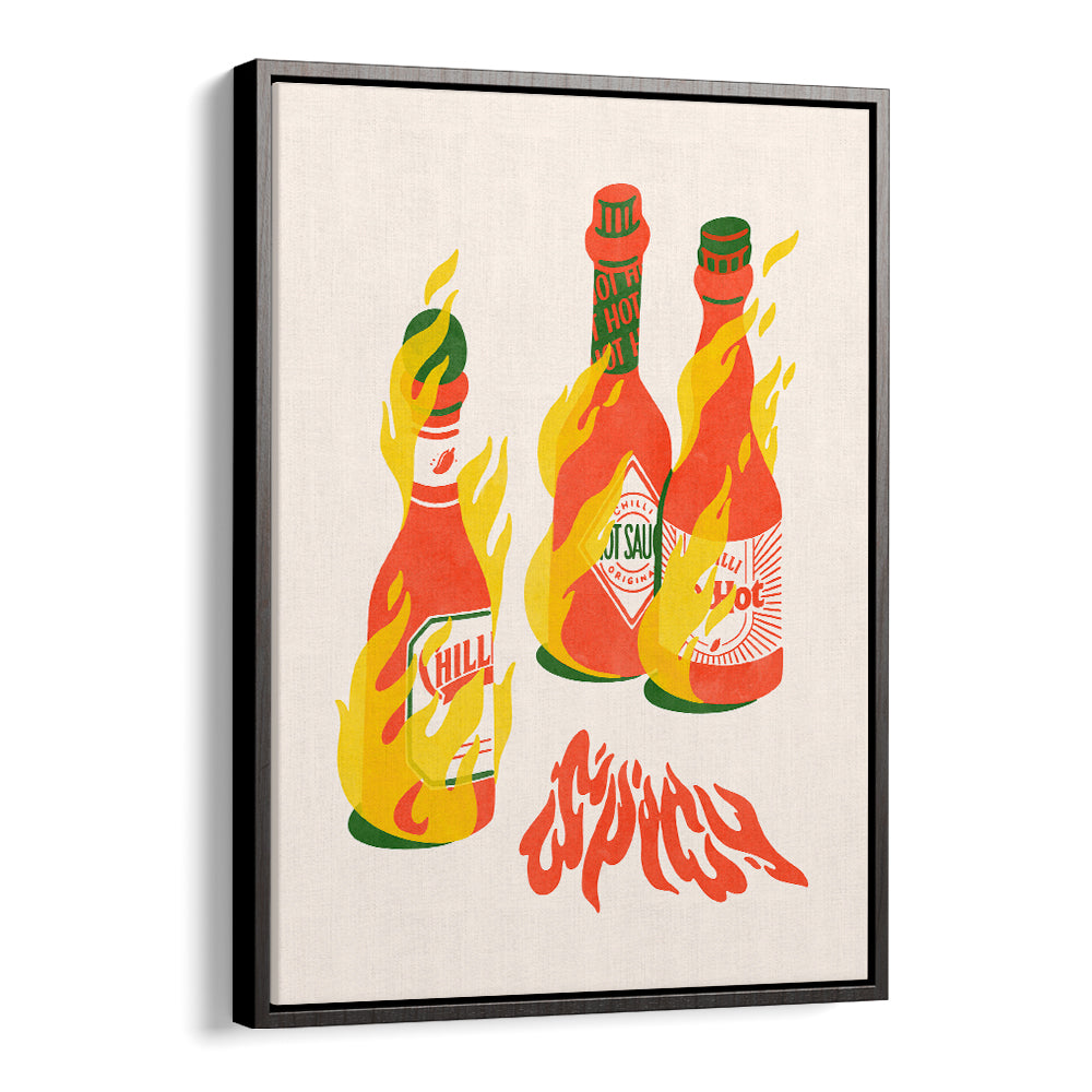 FIERY HOT SAUCE BOTTLES