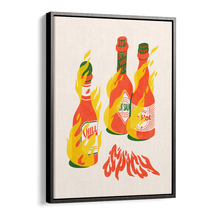 FIERY HOT SAUCE BOTTLES