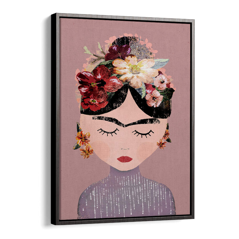 FLORAL SERENITY , PORTRAITS & FIGURATIVE ILLUSTRATIONS