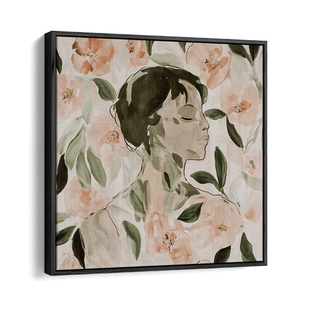FLORAL SERENITY VI , PORTRAITS & FIGURATIVE ILLUSTRATIONS