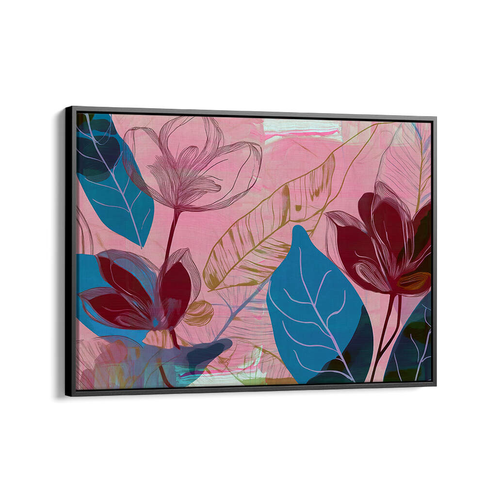 FLOWER GARDEN II , FLORAL FLOWER PAINTINGS