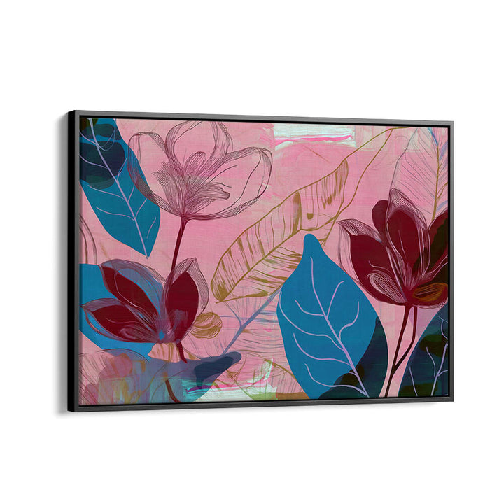 FLOWER GARDEN II , FLORAL FLOWER PAINTINGS