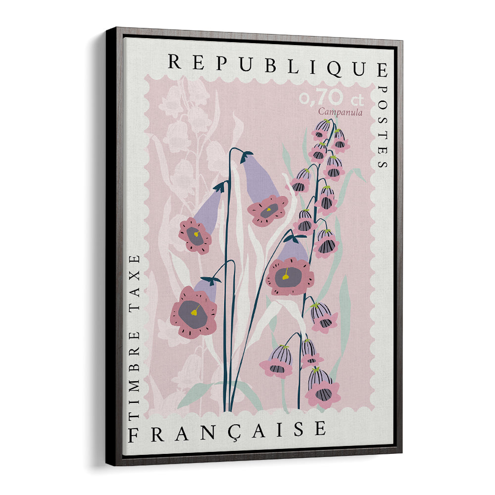 FRENCH FLORAL POSTAGE STAMP