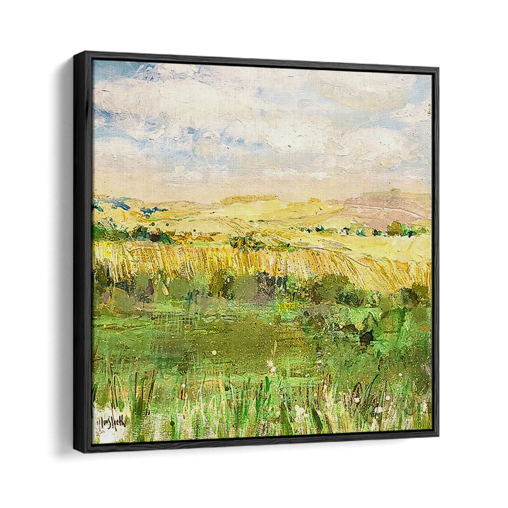 GOLDEN FIELDS AT DAWN
