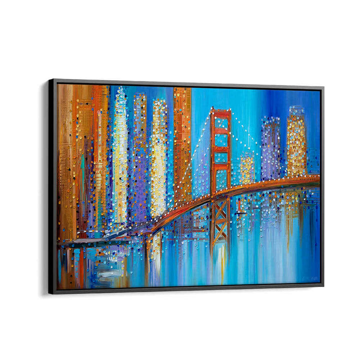 GOLDEN GATE BRIDGE , MODERN IMPRESSIONISM PAINTINGS