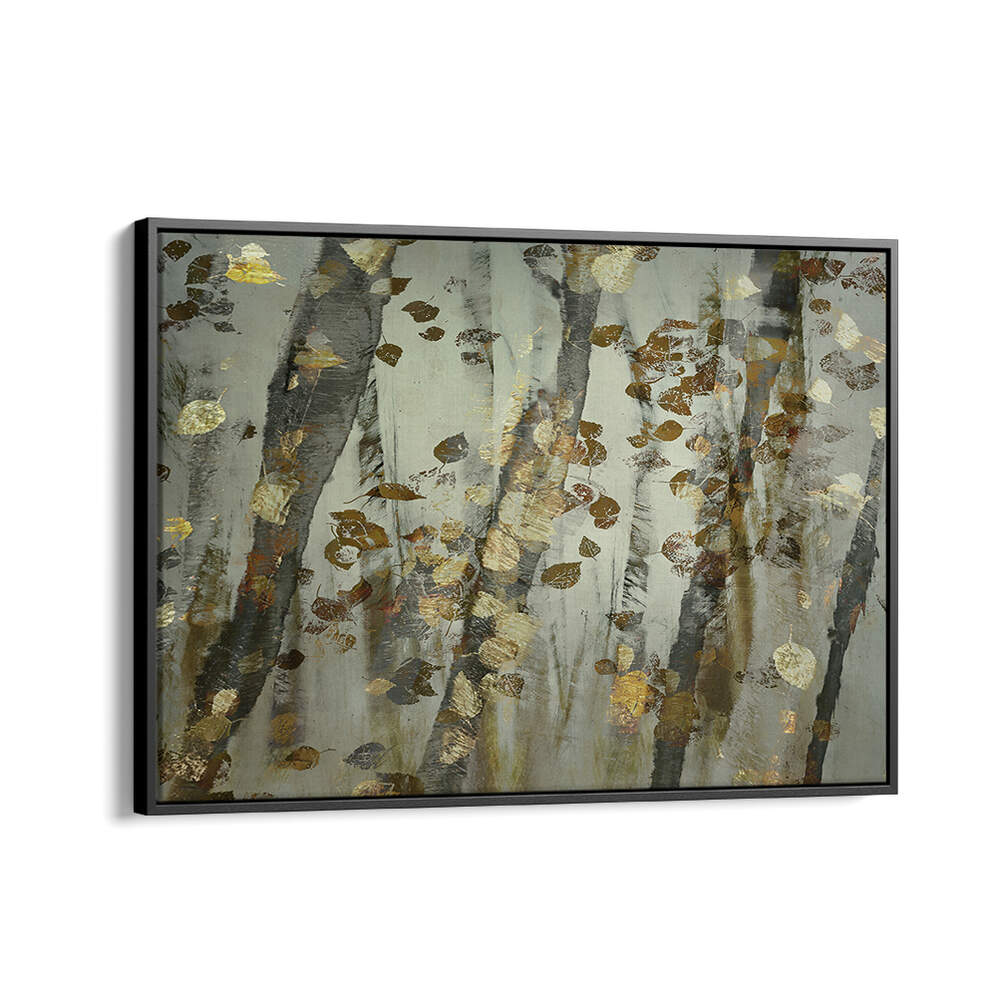 GOLDEN LEAVES ,  FLORAL FLOWER PAINTINGS