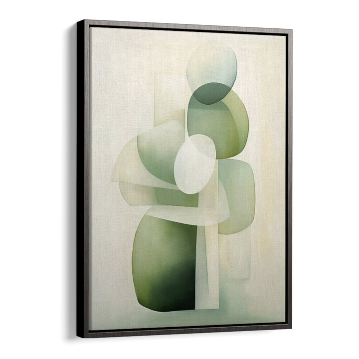 GREEN BEIGE GEO I , ORGANIC FORMS