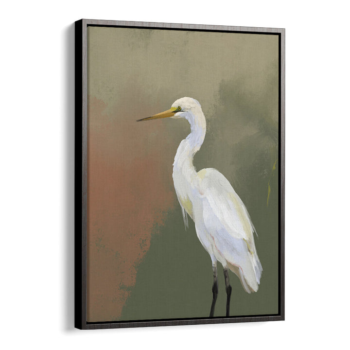 HANDPAINTED HERON OIL PAINTING