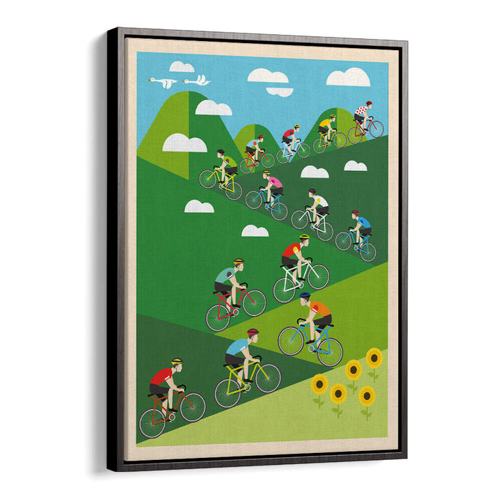 HILL CLIMB CYCLING , SPORTS POSTERS