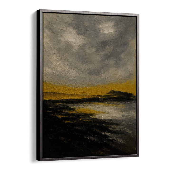 HORIZON OF STILL GOLD , EXPRESSIONISM PAINTINGS