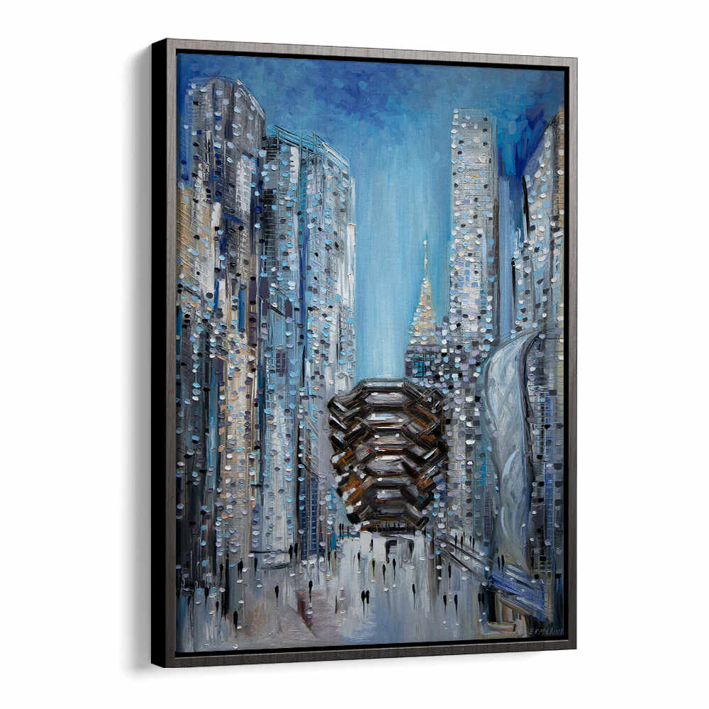 HUDSON YARDS , MODERN IMPRESSIONISM PAINTINGS