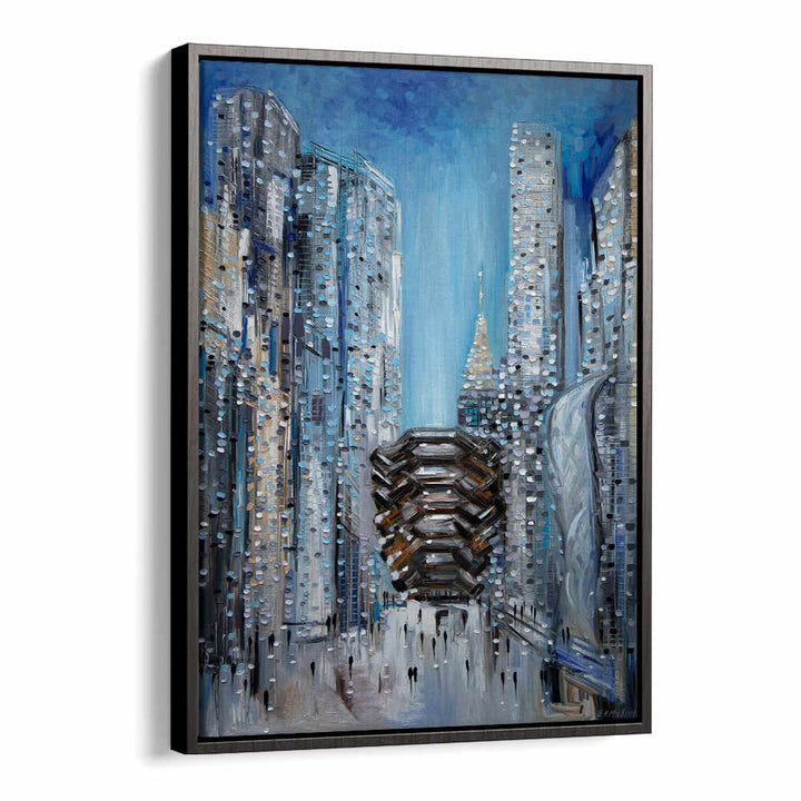 HUDSON YARDS , MODERN IMPRESSIONISM PAINTINGS