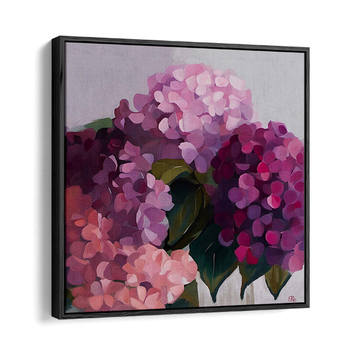 HYDRANGEAS - PINK , FLORAL FLOWER PAINTINGS
