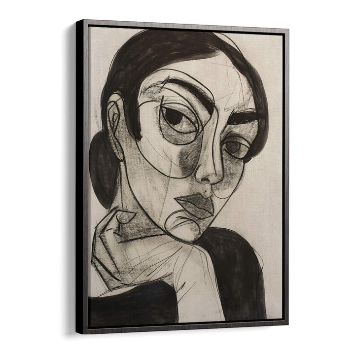 INTELECTUAL WOMAN , PORTRAITS & FIGURATIVE ILLUSTRATIONS