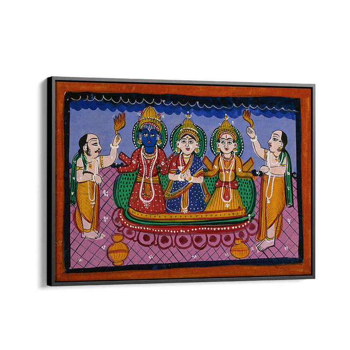 KRISHNA, RAKMINI, BALARAMA IN JAGANNATH STYLE
