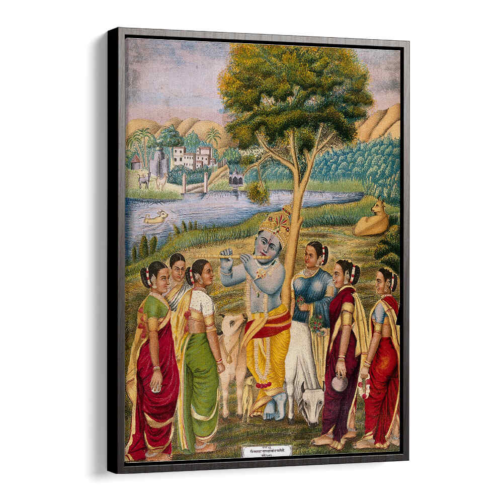KRISHNA PLAYING THE FLUTE