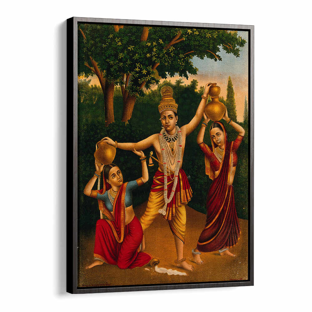 KRISHNA SPILLING THE MILK