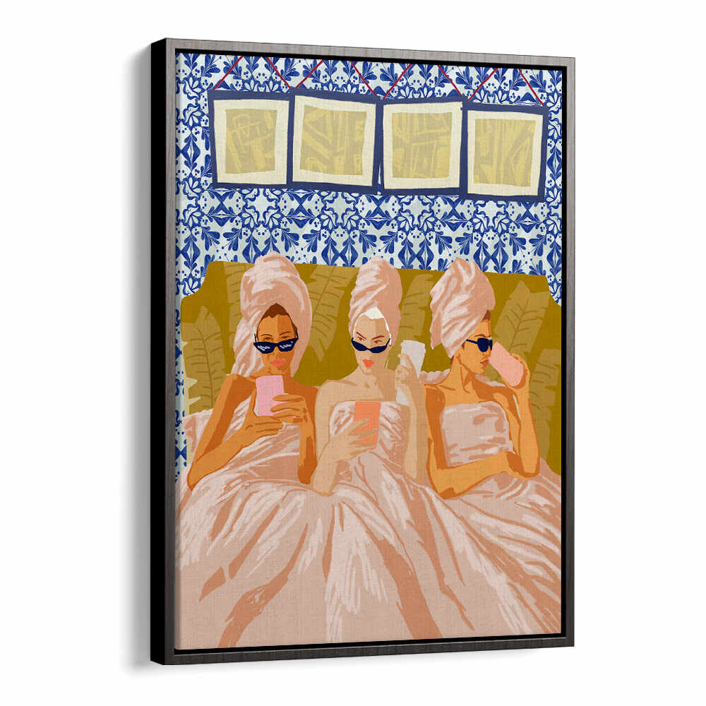 LADIES-ONLY CLUB , PORTRAITS & FIGURATIVE ILLUSTRATIONS