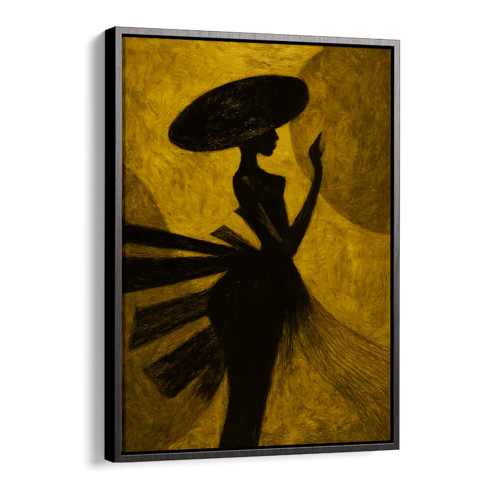 LADY IN THE FLOWING VEIL , EXPRESSIONISM PAINTINGS